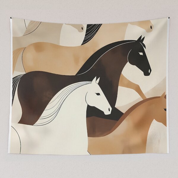 Item preview, Seamless Repeating Horse Pattern (image size 7840x11680) designed and sold by Digital-Davinci.