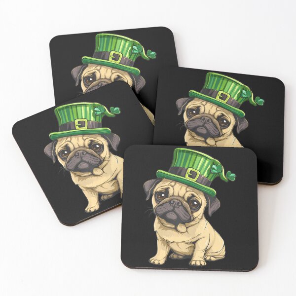 Item preview, Funny Pug St Patricks Day Irish Pet Dog Lover  designed and sold by KonopikaaArt.