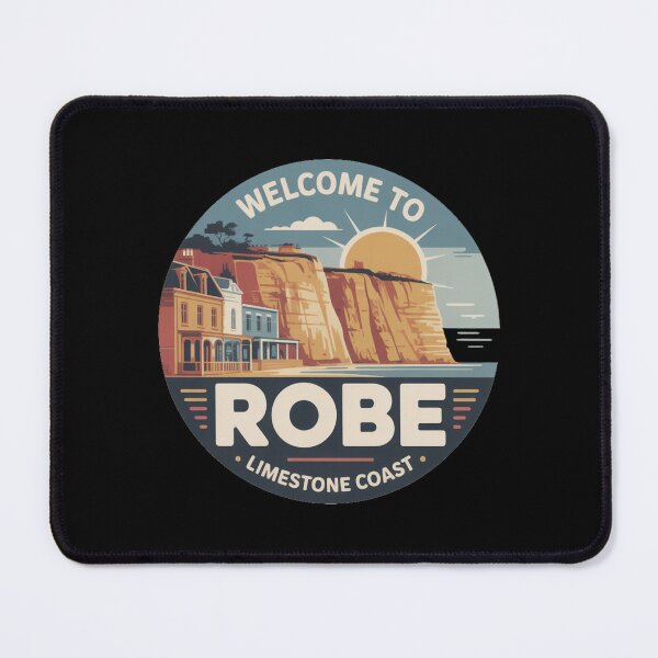 Item preview, Welcome to Robe - Limestone Coast Vintage Travel Sticker designed and sold by Random Designs.
