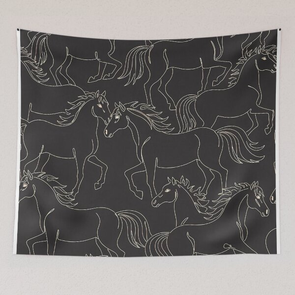 Item preview, Seamless Repeating Horse Pattern (image size 7840x11680) designed and sold by Digital-Davinci.