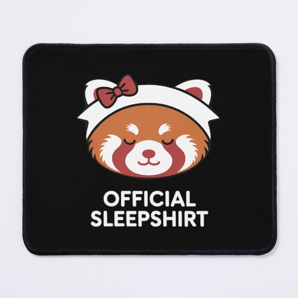 Item preview, Red Panda Official Sleep designed and sold by IdunayaStore.