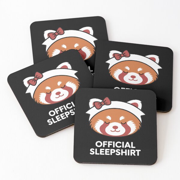 Item preview, Red Panda Official Sleep designed and sold by IdunayaStore.