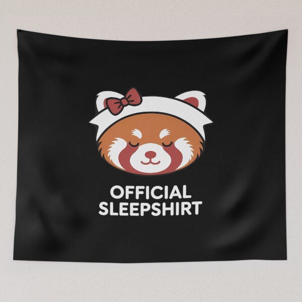 Item preview, Red Panda Official Sleep designed and sold by IdunayaStore.