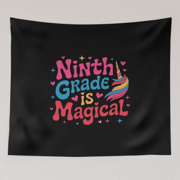 Item preview, Ninth Grade Is Magical Unicorn Funny Back To School designed and sold by Voidbinder.