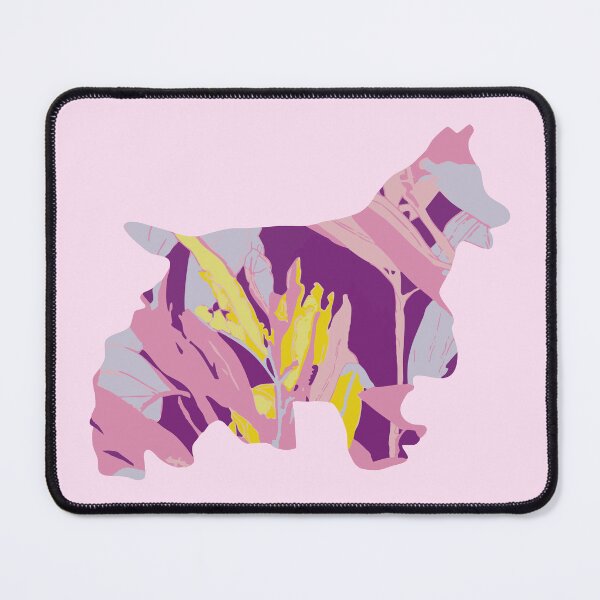 Item preview, Scottish Terrier Silhouette with Australian Wattle Leaf designed and sold by hayleygpaints.