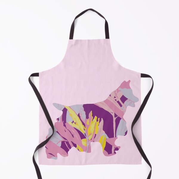 Item preview, Scottish Terrier Silhouette with Australian Wattle Leaf designed and sold by hayleygpaints.