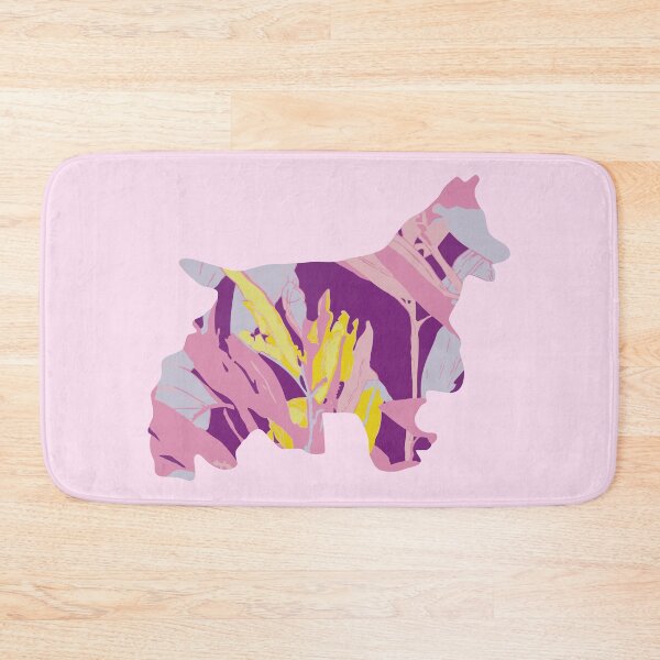 Item preview, Scottish Terrier Silhouette with Australian Wattle Leaf designed and sold by hayleygpaints.