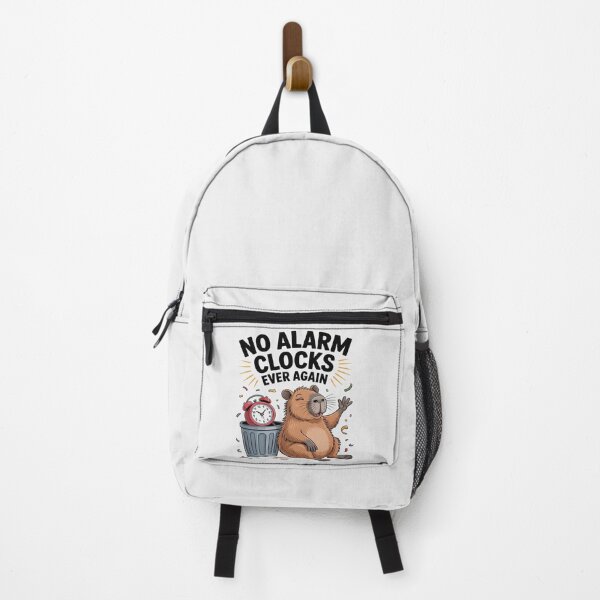 Item preview, No Alarm Clocks Ever Again Funny Retirement Capybara designed and sold by Voidbinder.