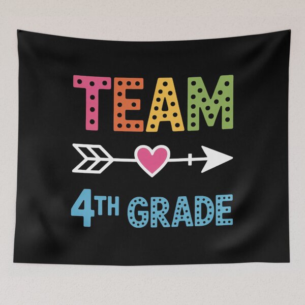 Item preview, Team 4th Fourth Grade Teacher 1st Day of School designed and sold by EllenJast.