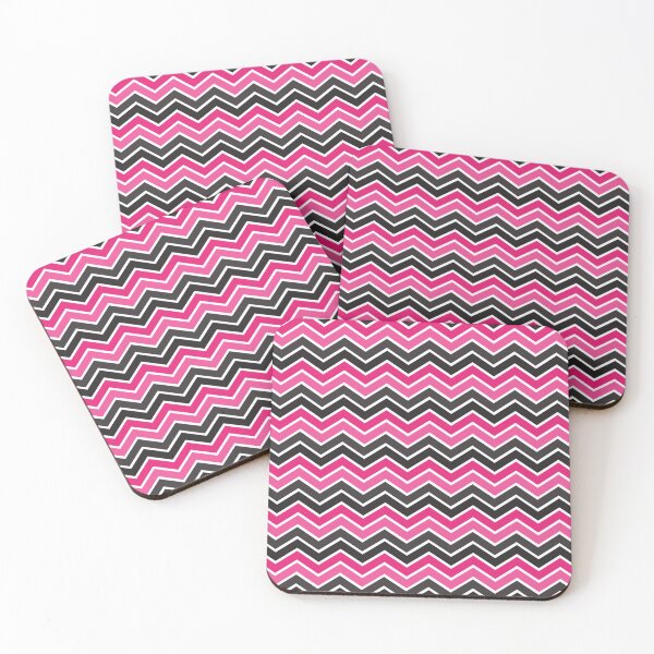 Item preview, Bold Pink, Black, and Gray Chevron Stripe Pattern – Modern Phone Case Design designed and sold by FestivityFinds.
