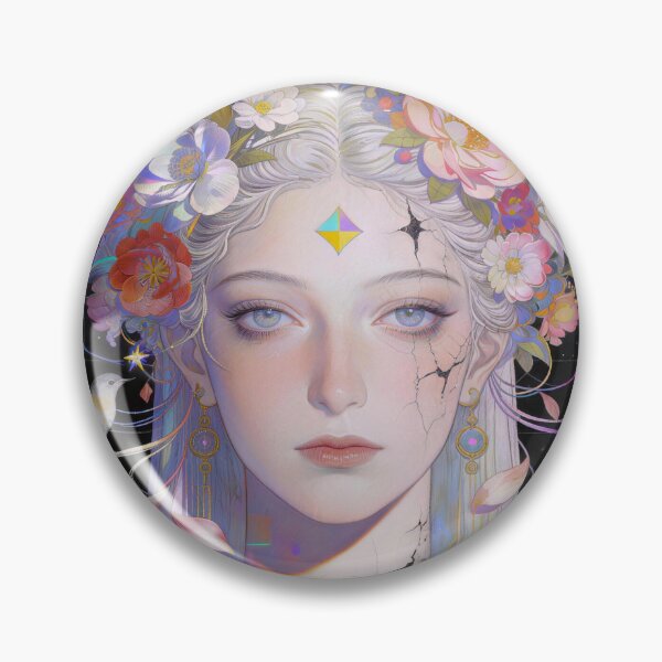 Item preview, The Flower Goddess AI Art 01 designed and sold by WinnieLiu-GenerativeArt.