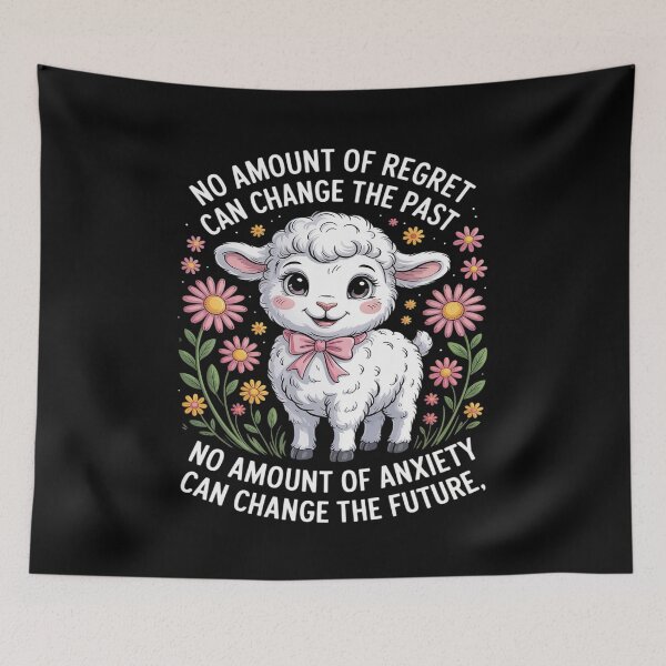 Item preview, No Amount Of Regret Can Change The Past No Amount Of Anxiety designed and sold by Voidbinder.