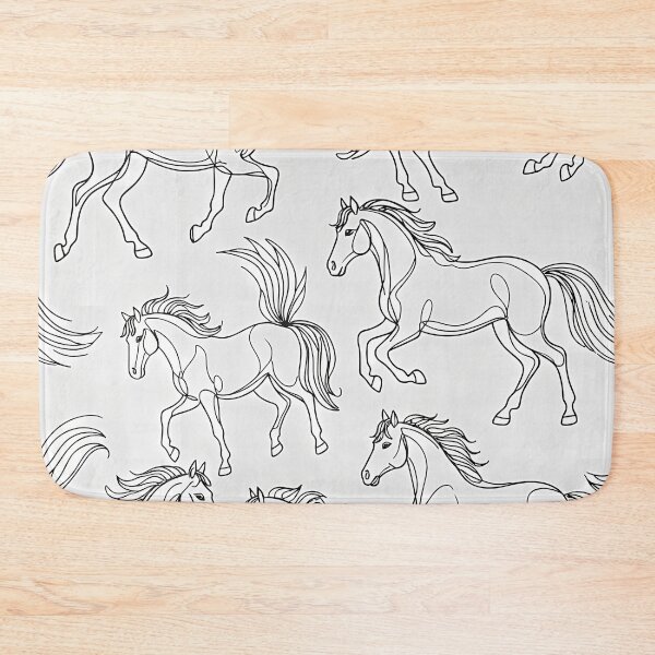 Item preview, Seamless Repeating Horse Pattern (image size 7840x11680) designed and sold by Digital-Davinci.