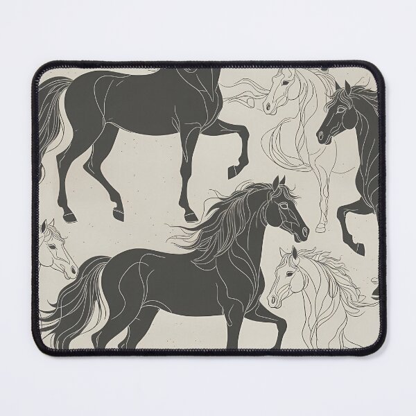 Item preview, Seamless Repeating Horse Pattern (image size 7840x11680) designed and sold by Digital-Davinci.