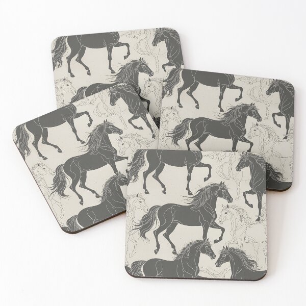 Item preview, Seamless Repeating Horse Pattern (image size 7840x11680) designed and sold by Digital-Davinci.