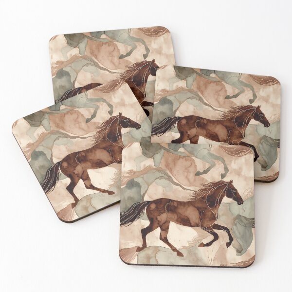 Item preview, Seamless Repeating Horse Pattern (image size 7840x11680) designed and sold by Digital-Davinci.