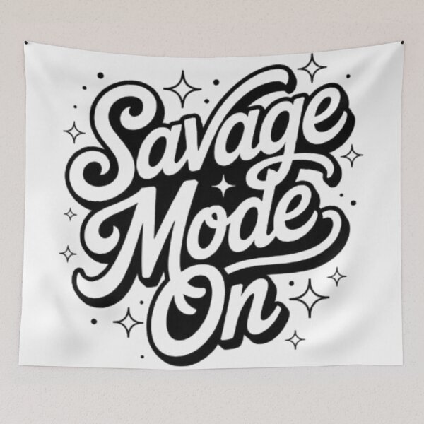 Item preview, Savage Mode On – Bold Hustle Streetwear Statement designed and sold by NewUSShop.