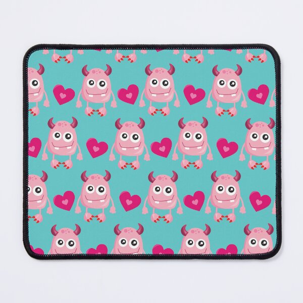 Item preview, Cute Pink Monster and Heart Pattern – Fun and Playful Phone Case Design designed and sold by FestivityFinds.