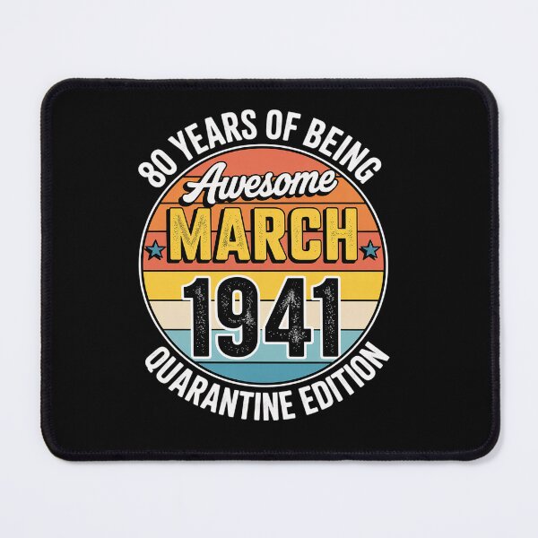 Item preview, Born March 1941 80th Quarantine Bithday Gift Made in 1941 designed and sold by KonopikaaArt.