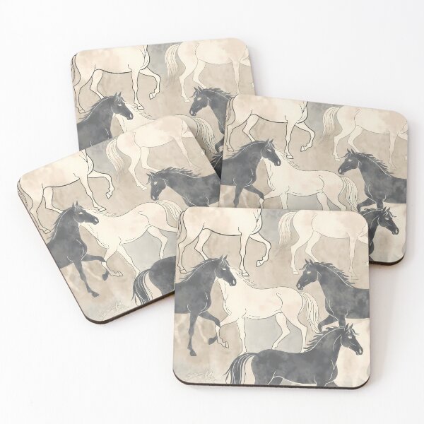 Item preview, Seamless Repeating Horse Pattern (image size 7840x11680) designed and sold by Digital-Davinci.