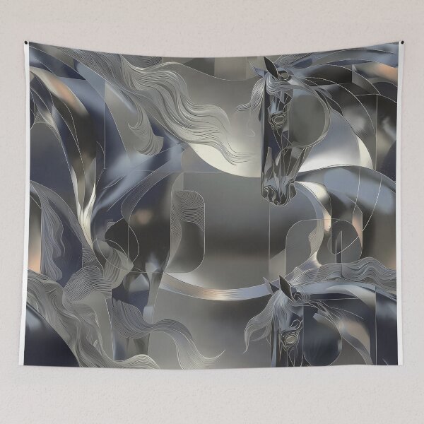 Item preview, Seamless Repeating Horse Pattern (image size 7840x11680) designed and sold by Digital-Davinci.