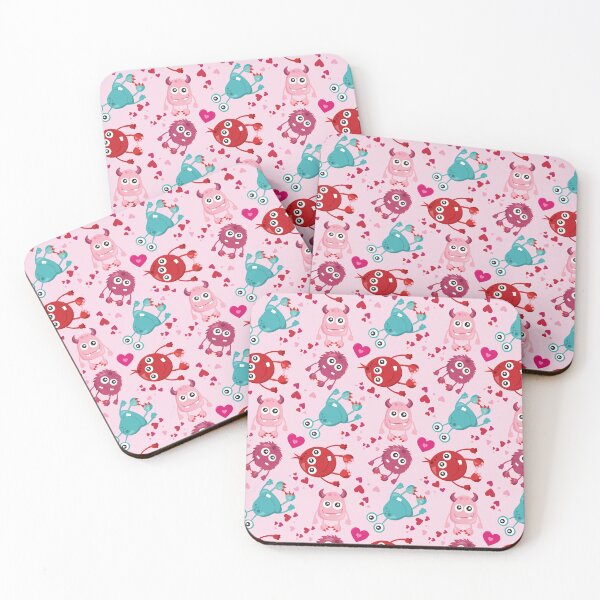 Item preview, Cute Colorful Monsters with Hearts – Fun and Playful Phone Case Design designed and sold by FestivityFinds.