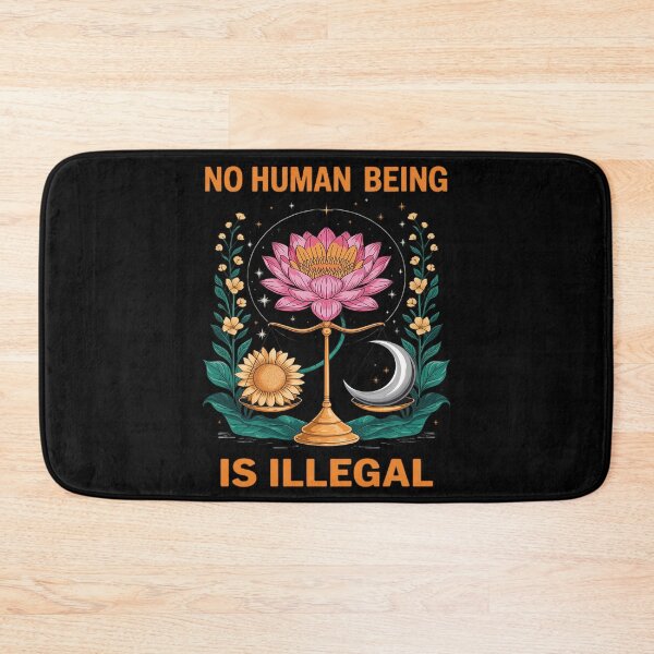 Item preview, No Human Being Is Illegal Immigration Peaceful designed and sold by Voidbinder.