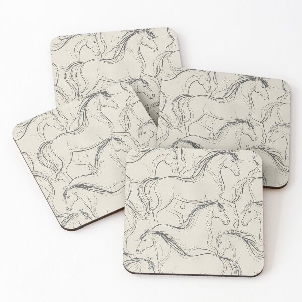 Item preview, Seamless Repeating Horse Pattern (image size 7840x11680) designed and sold by Digital-Davinci.