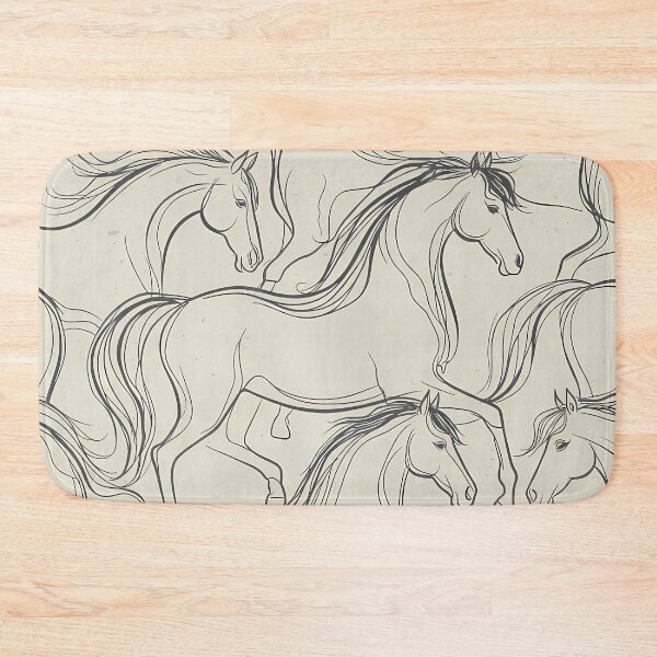 Item preview, Seamless Repeating Horse Pattern (image size 7840x11680) designed and sold by Digital-Davinci.