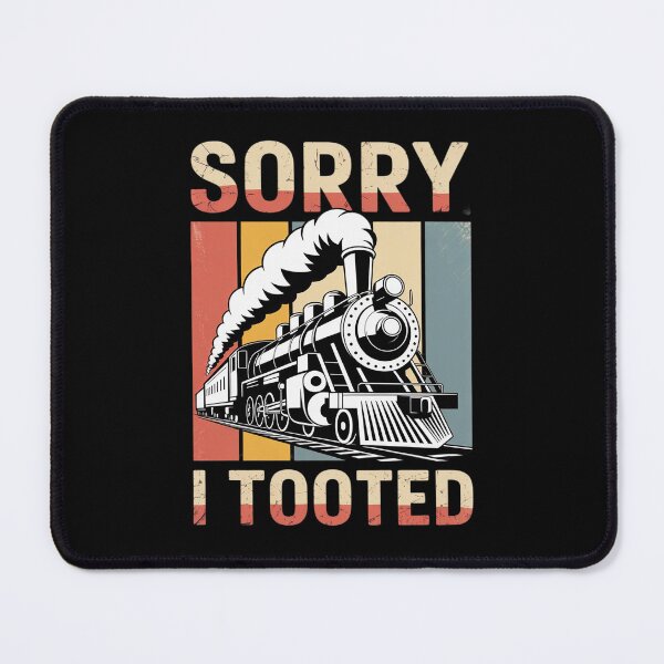 Item preview, Train Humor Saying Railroad Sorry I Tooted Kids designed and sold by MarryIsMonth.