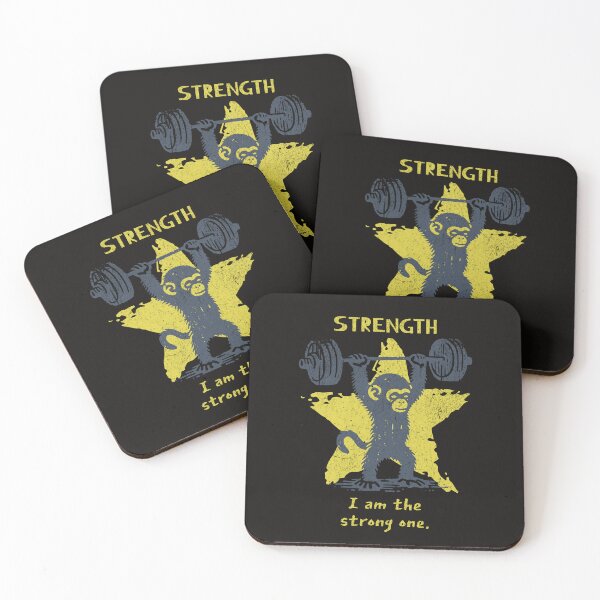 Item preview, Baby Monkey , Chimpanze Lifting Weights, Star background. designed and sold by scooterbaby.