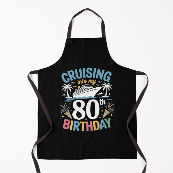 Item preview, Cruising Into My 80 Year Old Birthday Party 80th Cruise Trip designed and sold by KonopikaaArt.
