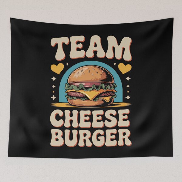 Item preview, Team Cheese Burger Cute Food Addict Team designed and sold by EllenJast.