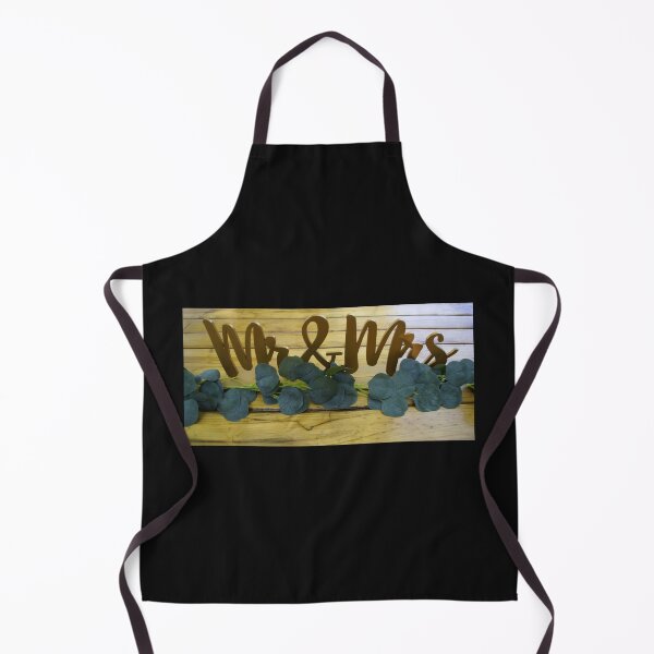 Item preview, Rustic Mr & Mrs Wedding Sign with Eucalyptus - Vineyard Romance Print designed and sold by MagpieSprings.