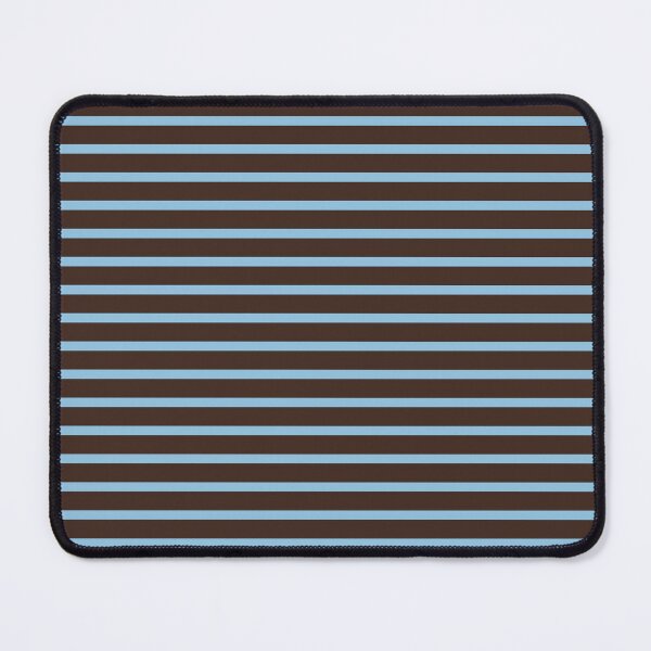 Aperçu de l'œuvre Rayures bleu clair et marron foncé, motif minimaliste contemporain créée et vendue par kierkegaard.