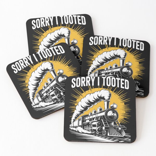 Item preview, Train Sorry I Tooted Locomotive Railroad Men Boys Kid designed and sold by MarryIsMonth.