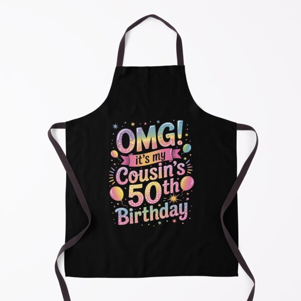 Item preview, OMG It's My Cousin's 50th Birthday Happy 50 Years Old designed and sold by AquaKiev.