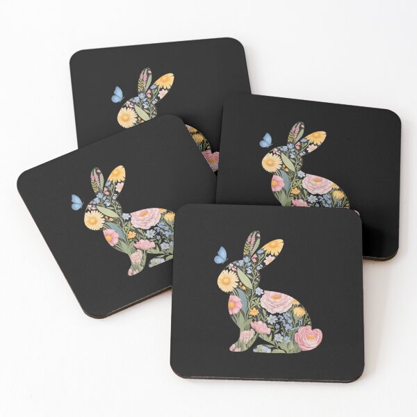 Item preview, Rabbit Flower Easter Spring Floral designed and sold by EllenJast.