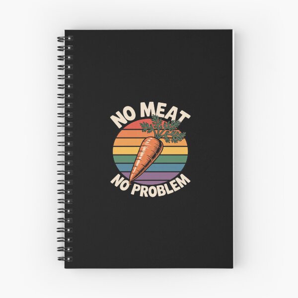 Item preview, No meat no problem Veganism Vegetarian Veggie designed and sold by Shannon Bosley.