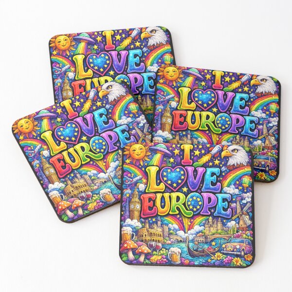 Item preview, I Love Europe designed and sold by MyArtMagazine.