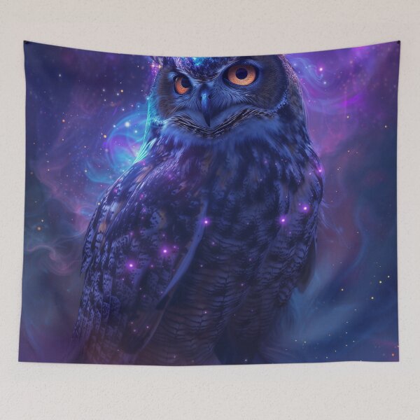 Item preview, Starbound Sentinel Cosmic Owl designed and sold by QuantumDrift.