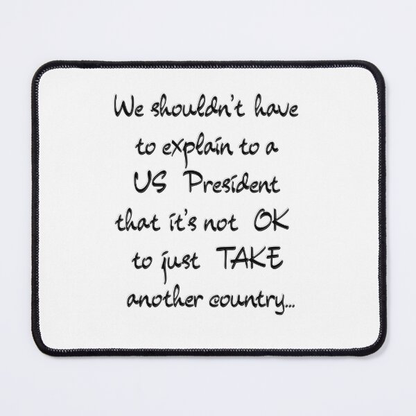 Item preview, It's NOT OK to Take Another Country designed and sold by SimpleatHeart.