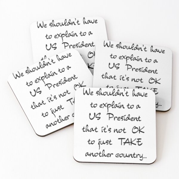Item preview, It's NOT OK to Take Another Country designed and sold by SimpleatHeart.