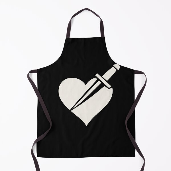 Item preview, Minimalist Noir Heart Dagger – Negative Space Valentine Graphic designed and sold by JonelCrafts.