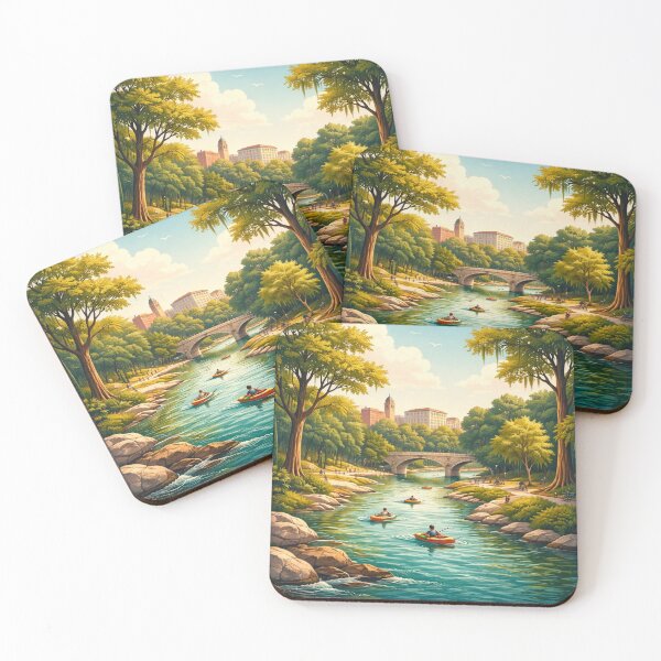 Item preview, San Marcos TX | Nature, River & City Vibes Design designed and sold by Mukesh Saxena.