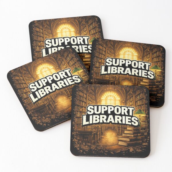 Item preview, Support Libraries - Black and Gold designed and sold by Antuan Simmons.