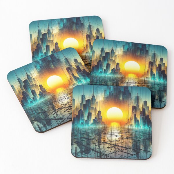 Item preview, City of Light and Code designed and sold by Undersea Ai Art.