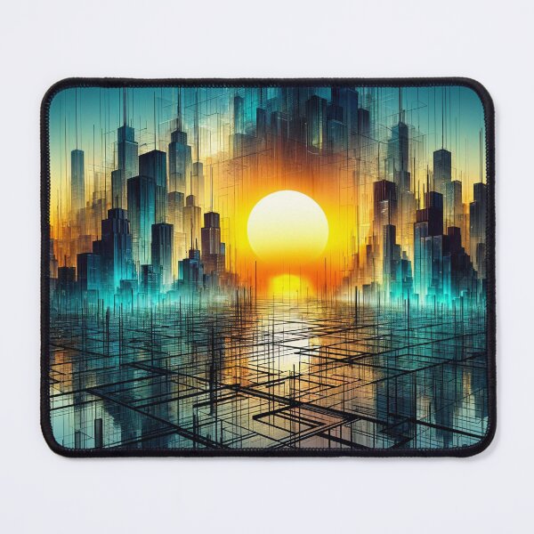 Item preview, City of Light and Code designed and sold by Undersea Ai Art.