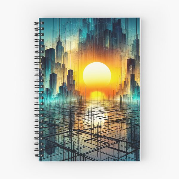Item preview, City of Light and Code designed and sold by Undersea Ai Art.