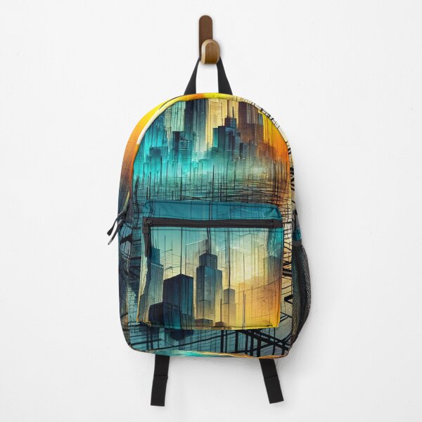 Item preview, City of Light and Code designed and sold by Undersea Ai Art.